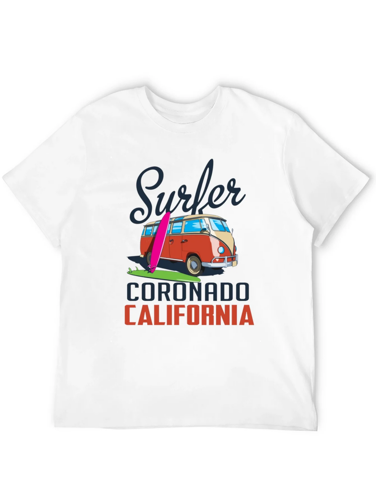 Surfer Coronado California T-Shirt Retro Van product image 10