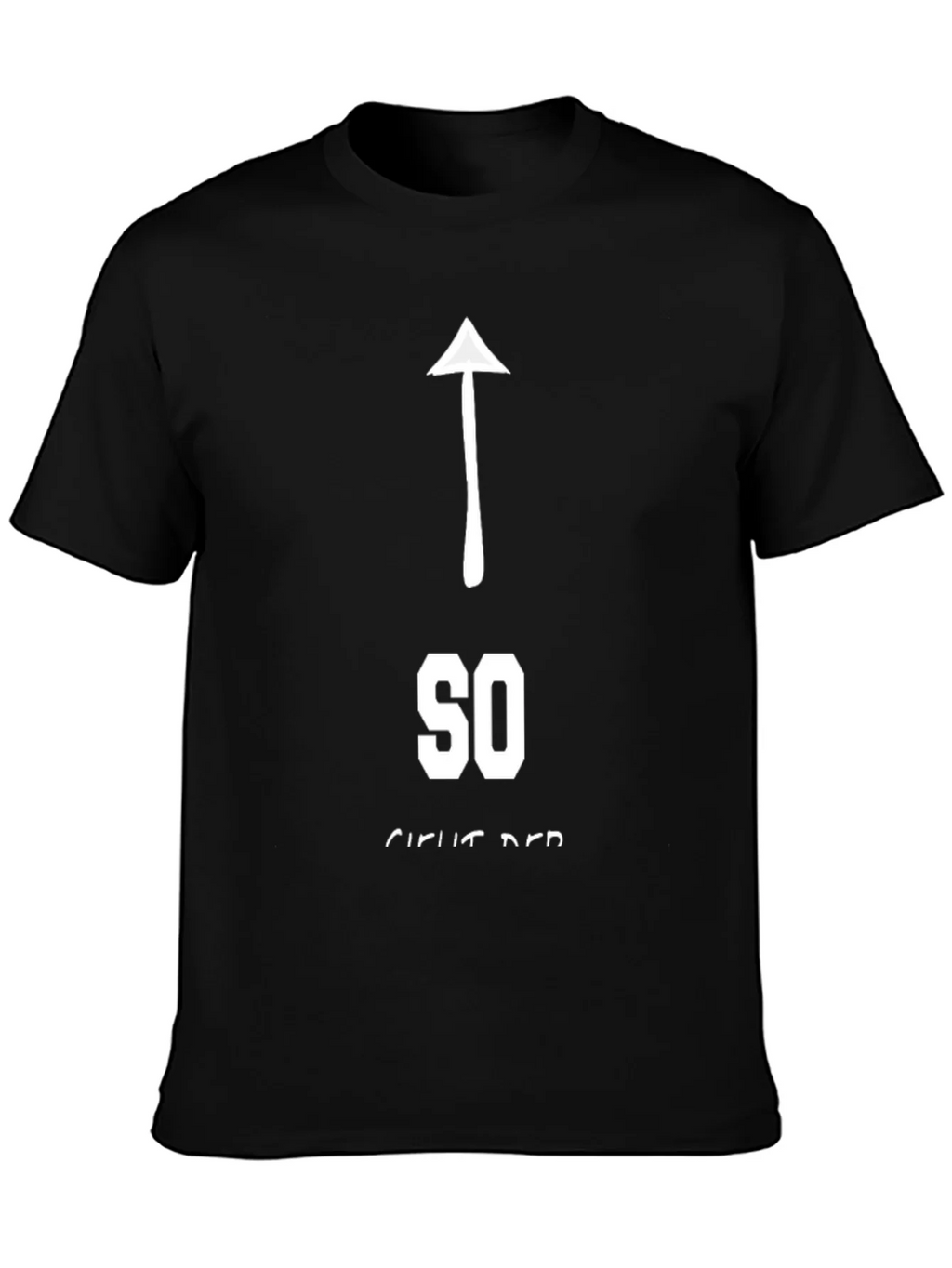 Funny Sarcastic So Direct T-Shirt - Arrow Up Graphic Tee product image 3