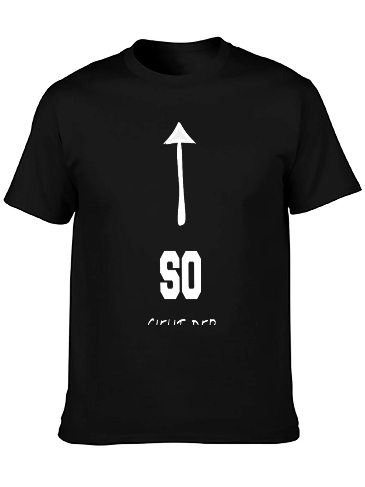 Funny Sarcastic So Direct T-Shirt - Arrow Up Graphic Tee product image 3
