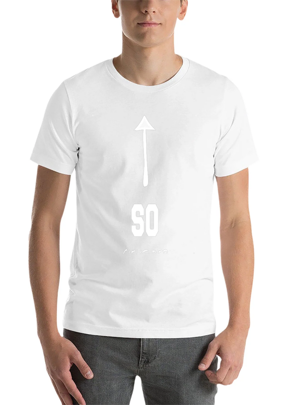 Funny Sarcastic So Direct T-Shirt - Arrow Up Graphic Tee product image 10