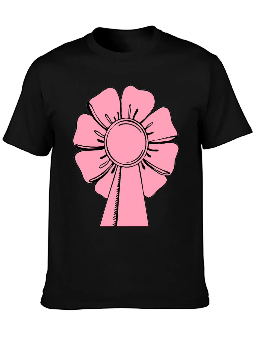 Pink Flower T-Shirt - Casual Wear product image 3