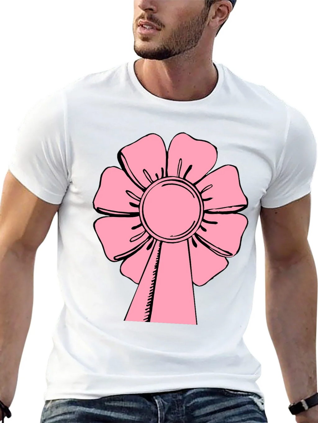 Pink Flower T-Shirt - Casual Wear product image 12