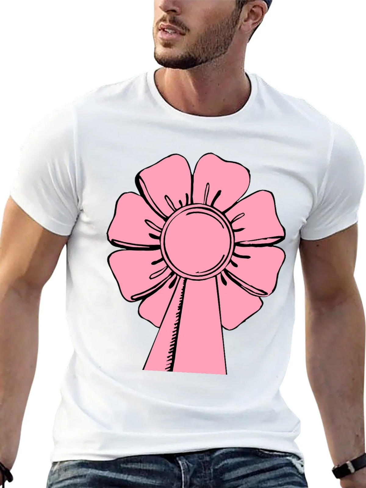 Pink Flower T-Shirt - Casual Wear product image 12
