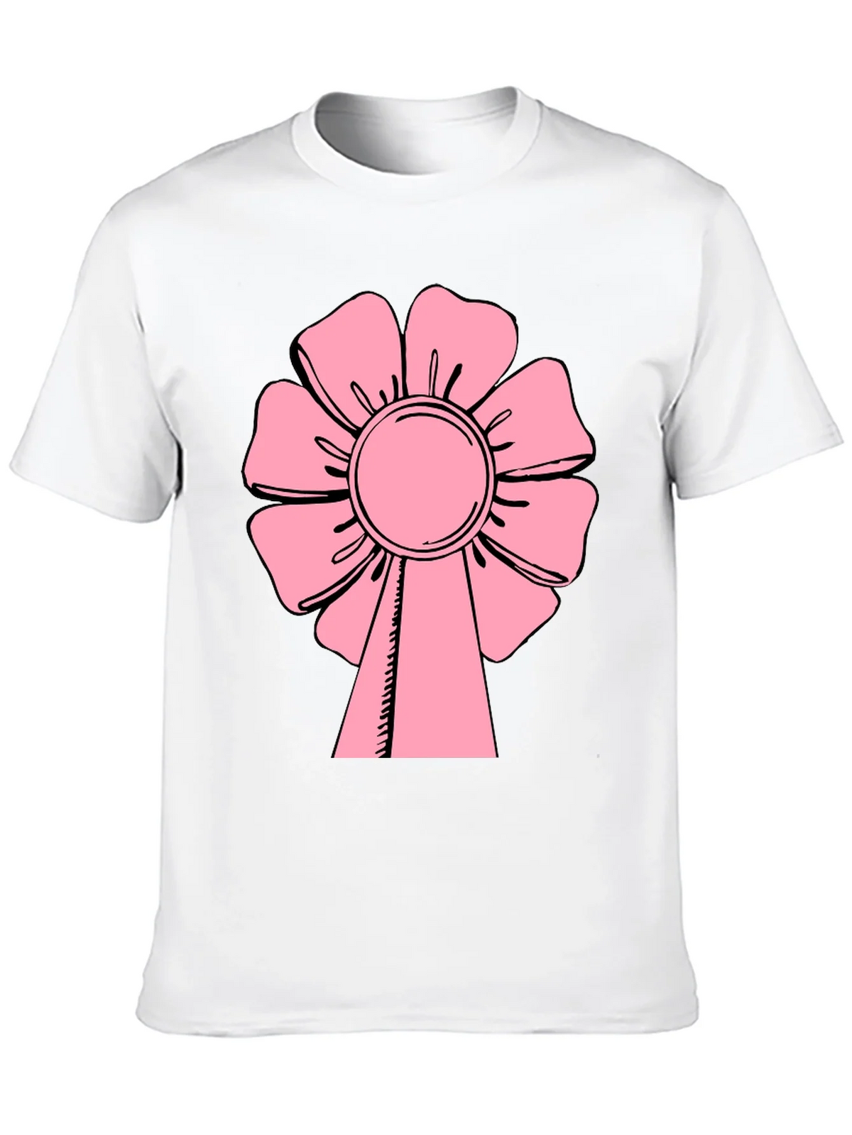 Pink Flower T-Shirt - Casual Wear product image 9