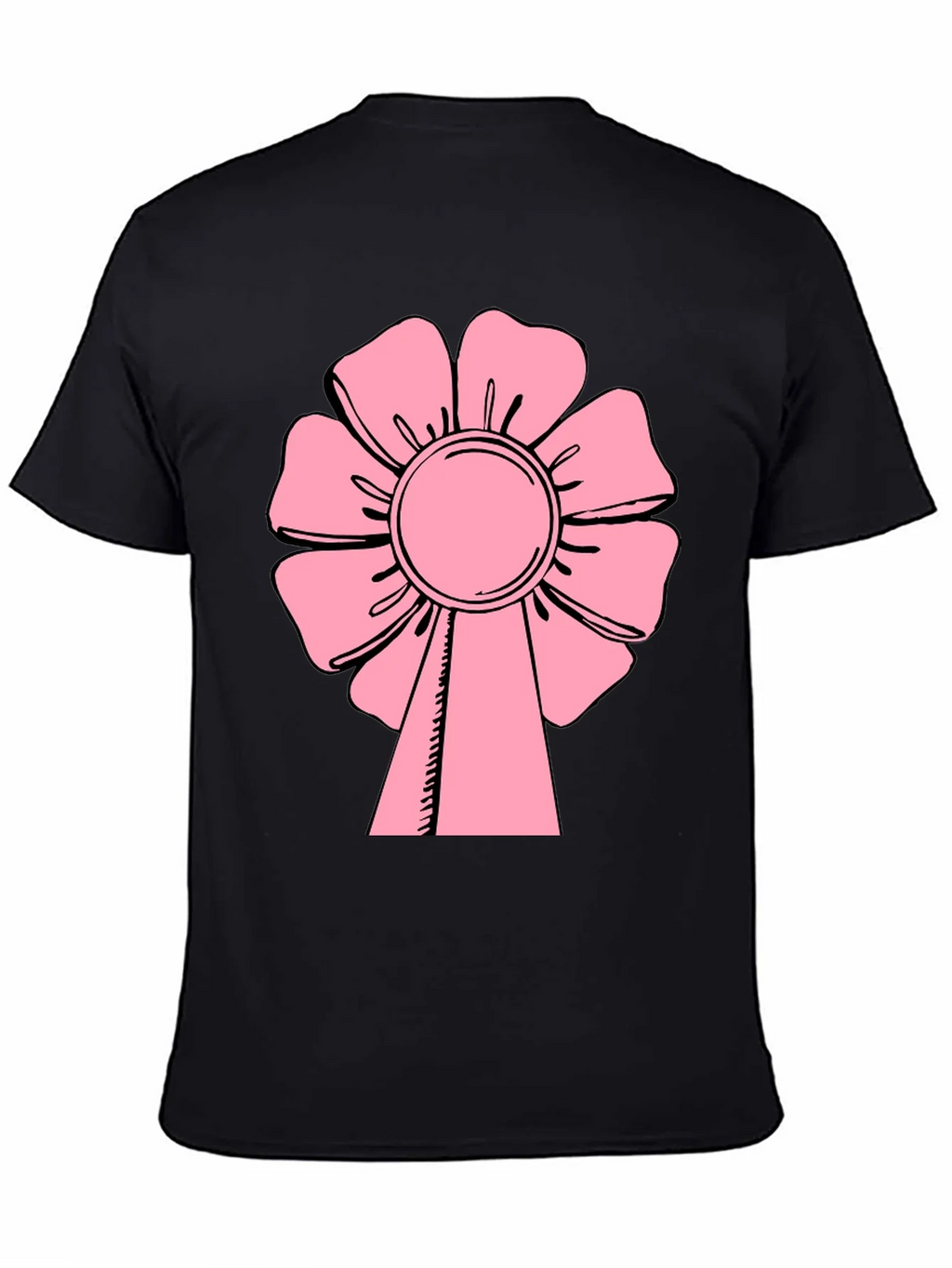Pink Flower T-Shirt - Casual Wear product image 4