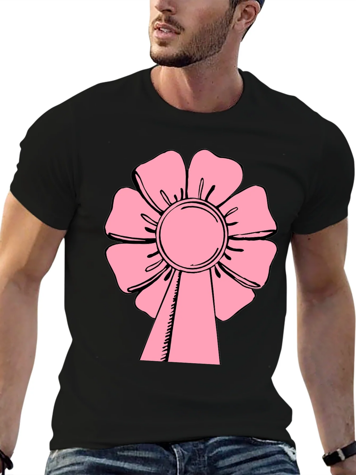 Pink Flower T-Shirt - Casual Wear product image 6