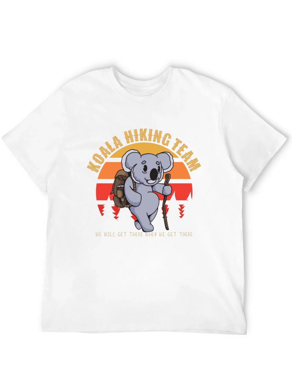 Koala Hiking Team Black T-Shirt product image 11