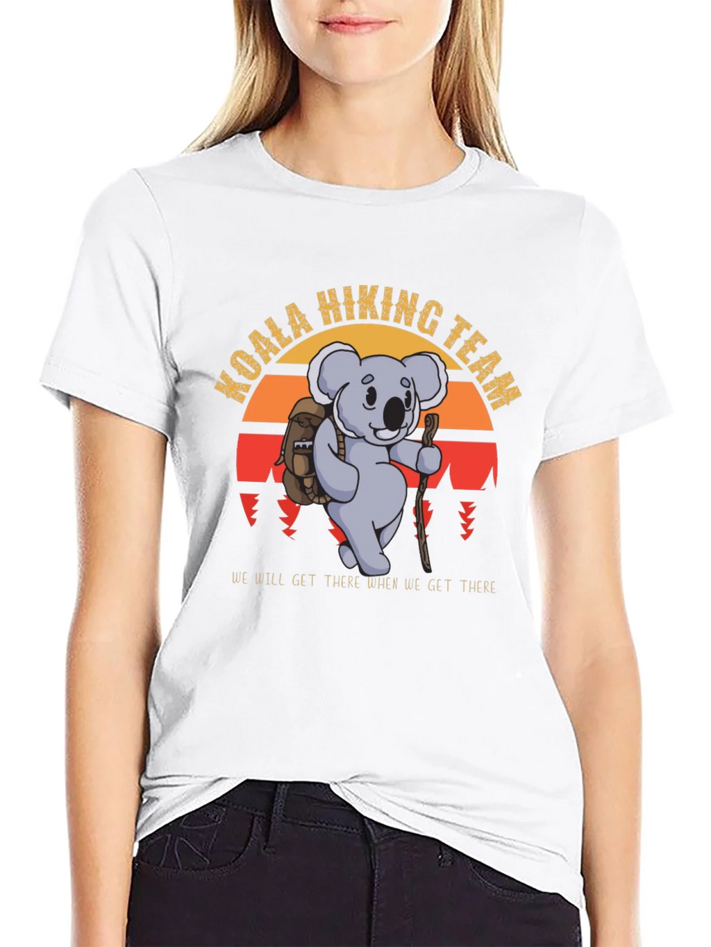 Koala Hiking Team Black T-Shirt product image 8