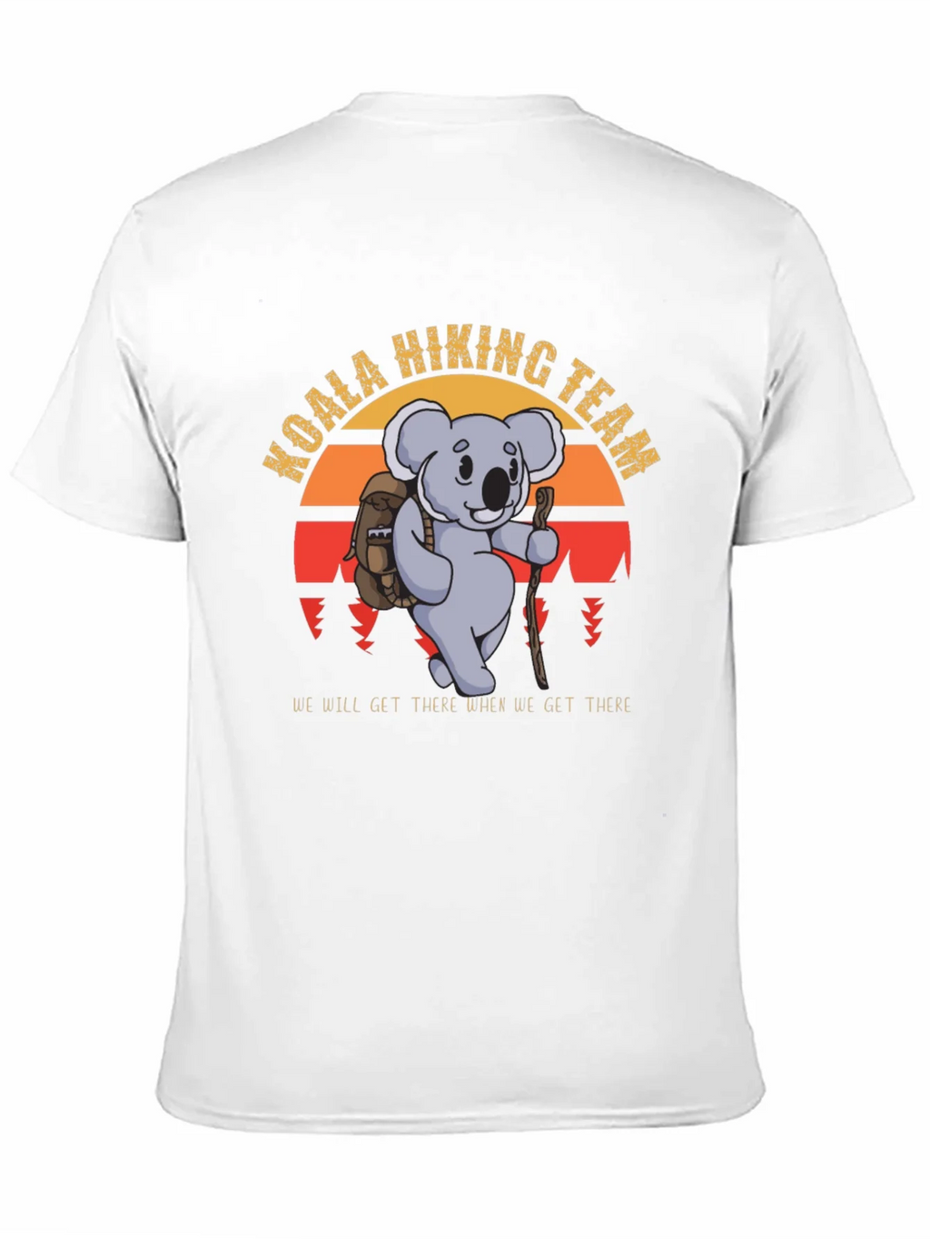 Koala Hiking Team Black T-Shirt product image 10