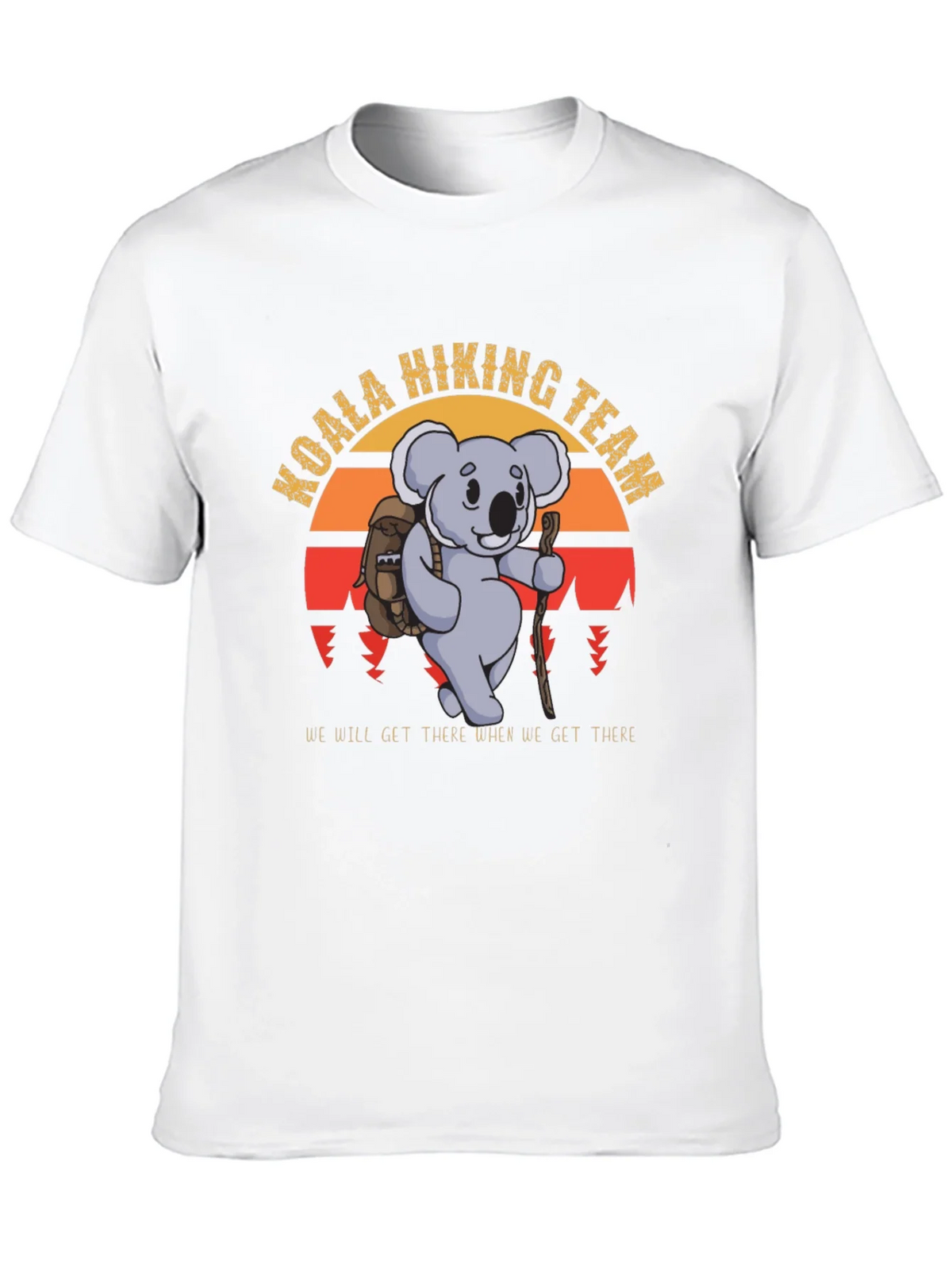 Koala Hiking Team Black T-Shirt product image 9