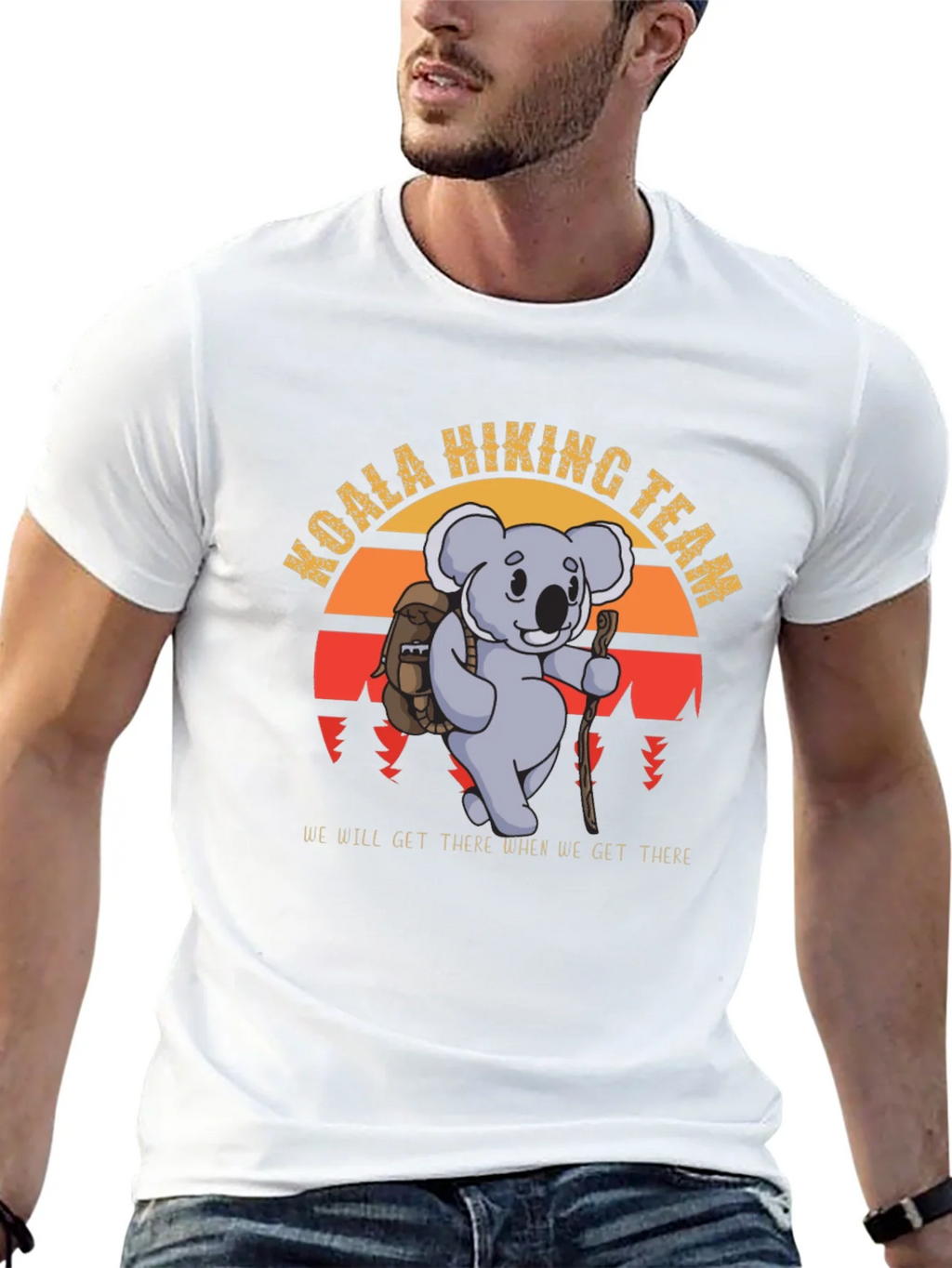 Koala Hiking Team Black T-Shirt product image 12