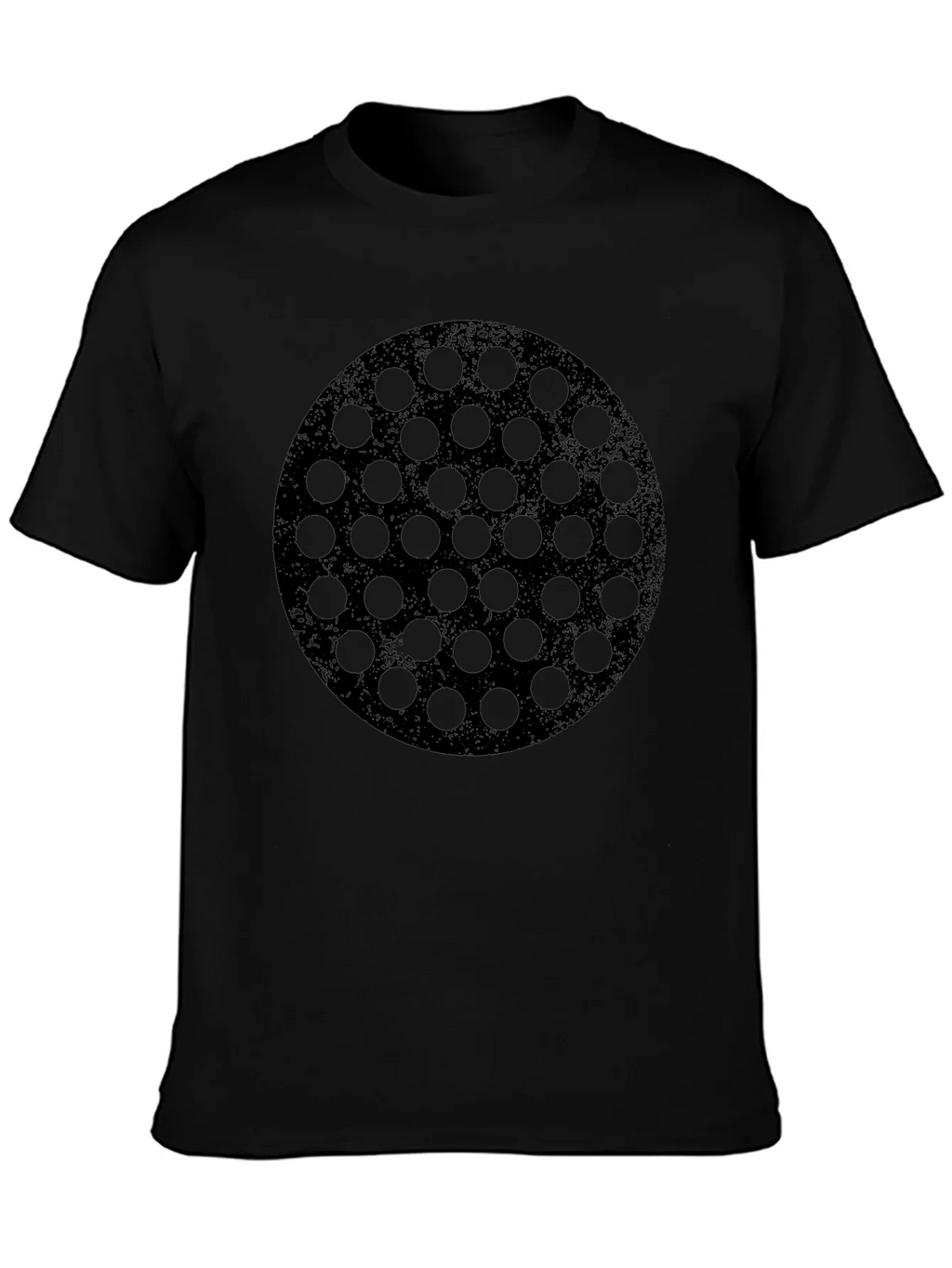 Abstract Geometric Pattern T-Shirt - Mens Black Tee product image 3