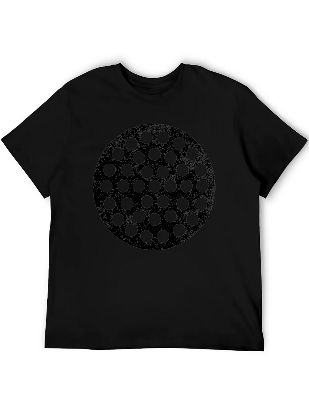 Abstract Geometric Pattern T-Shirt - Mens Black Tee product image 5