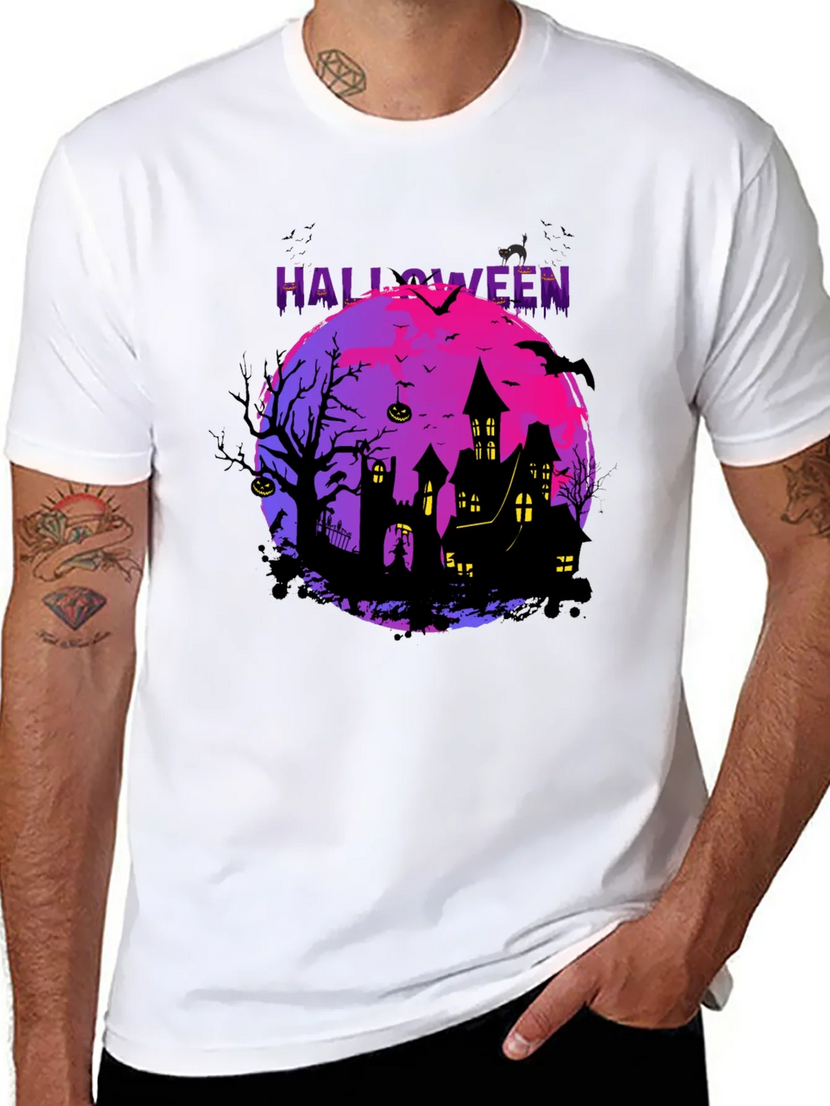 Halloween Spooky House T-Shirt product image 7
