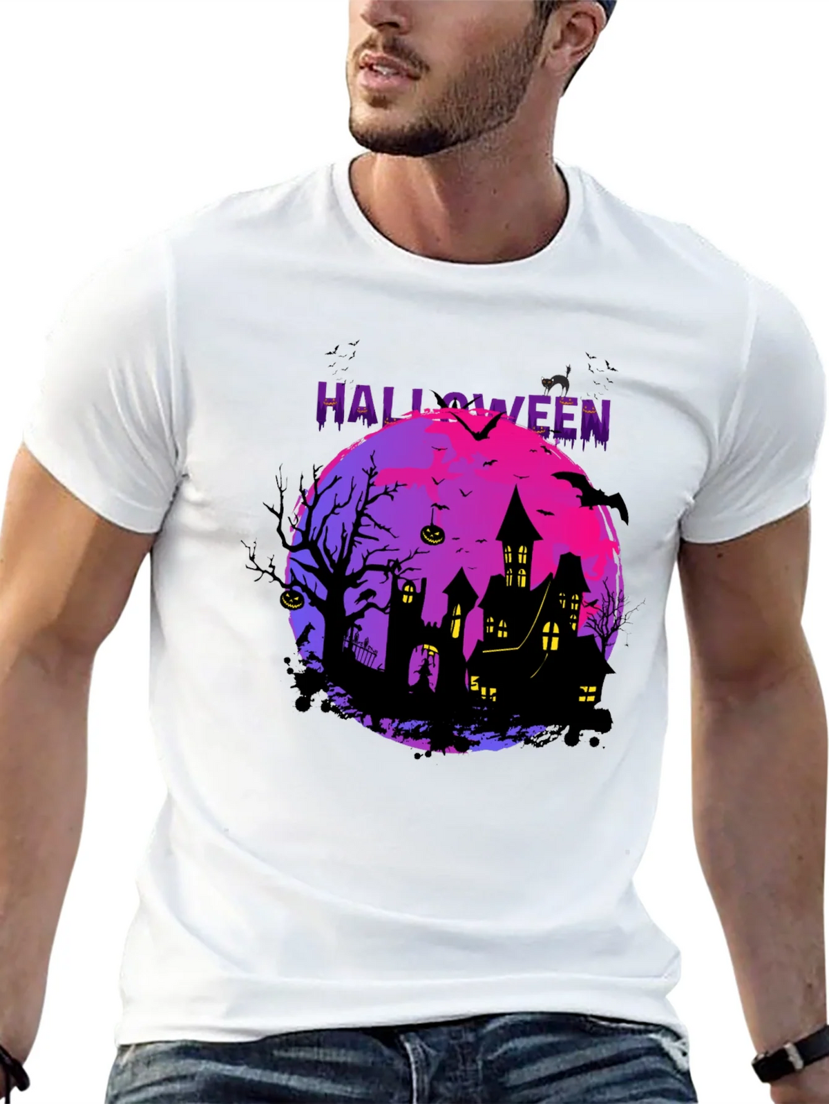 Halloween Spooky House T-Shirt product image 12