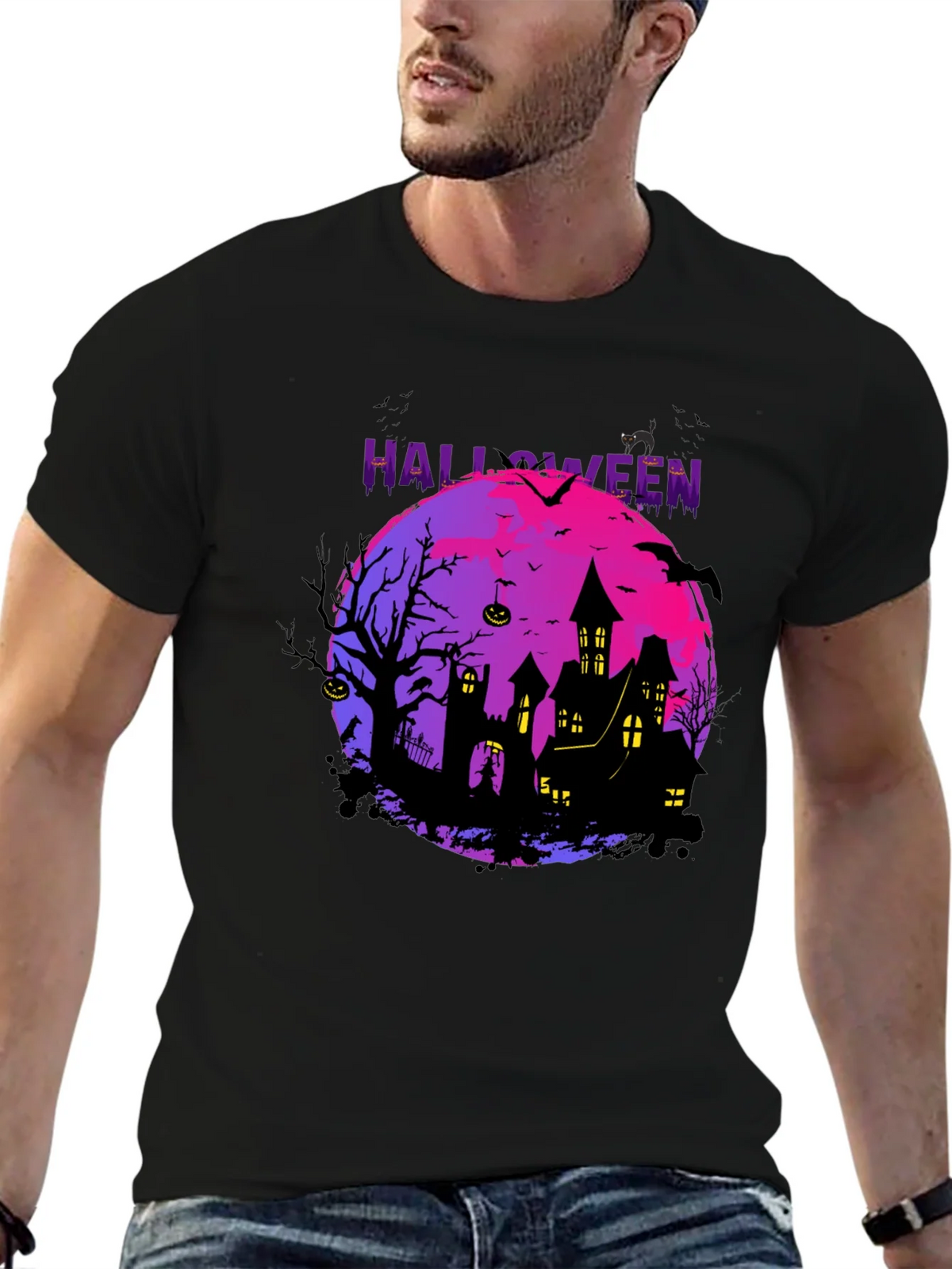 Halloween Spooky House T-Shirt product image 6