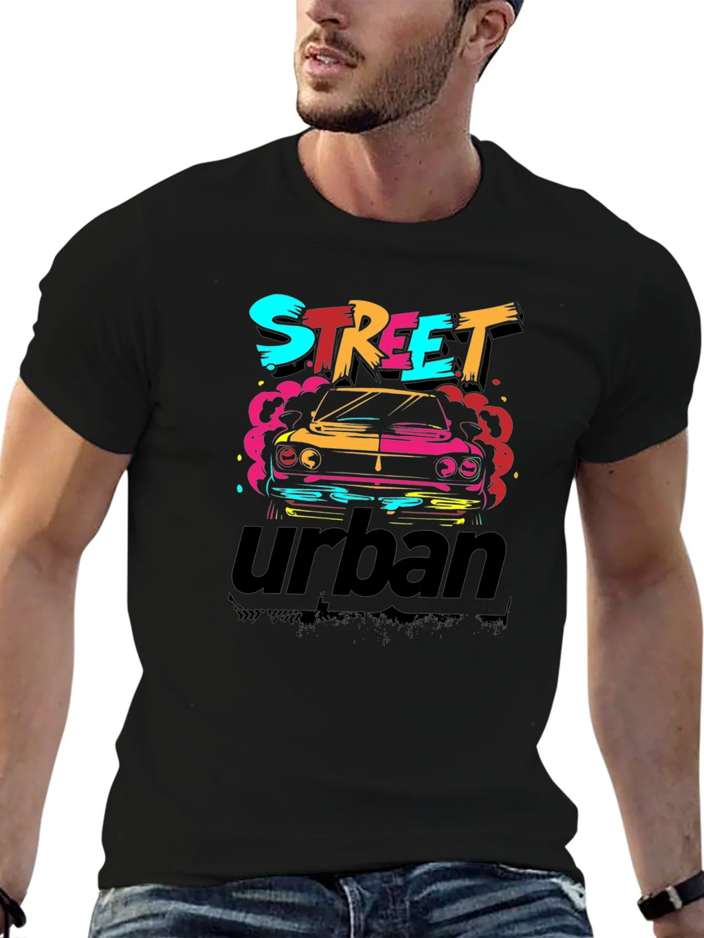 Street Urban Graphic Tee - Cool Car Design product image 6