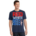 Red White And Pew USA Guns T-Shirt product image 1