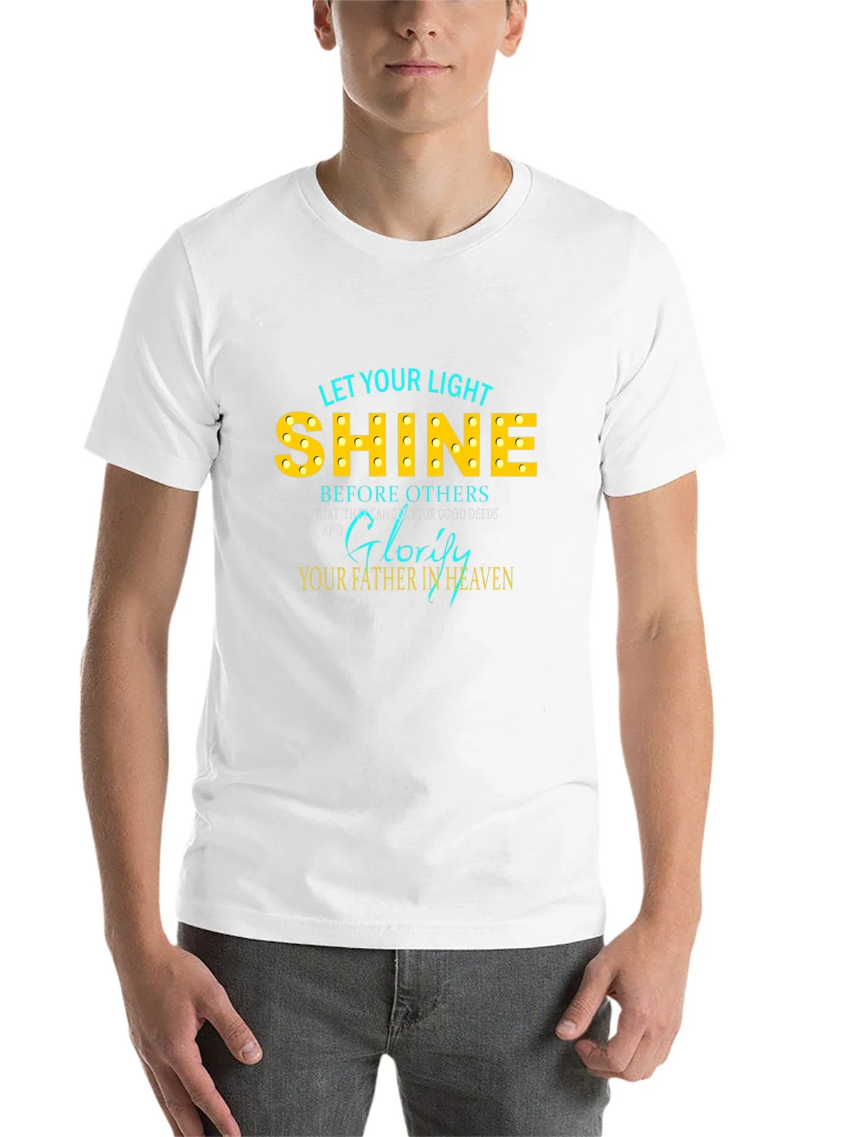 Let Your Light Shine Christian T-Shirt product image 10