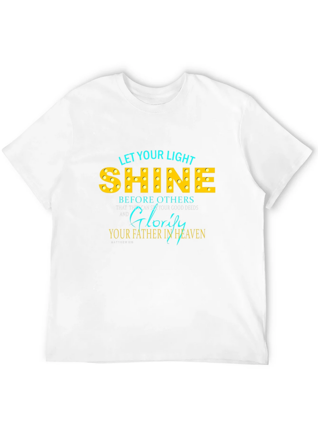 Let Your Light Shine Christian T-Shirt product image 11