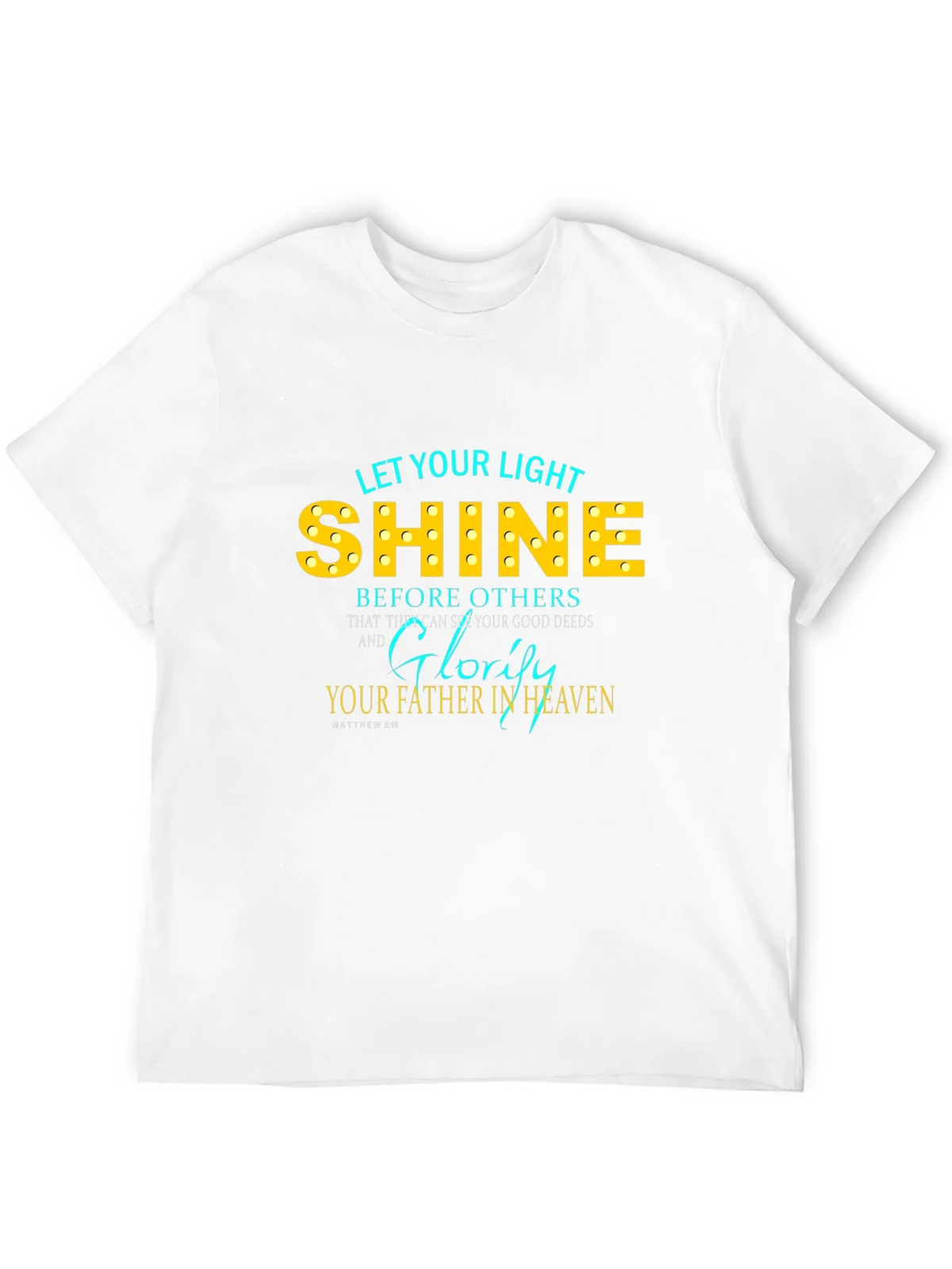 Let Your Light Shine Christian T-Shirt product image 11