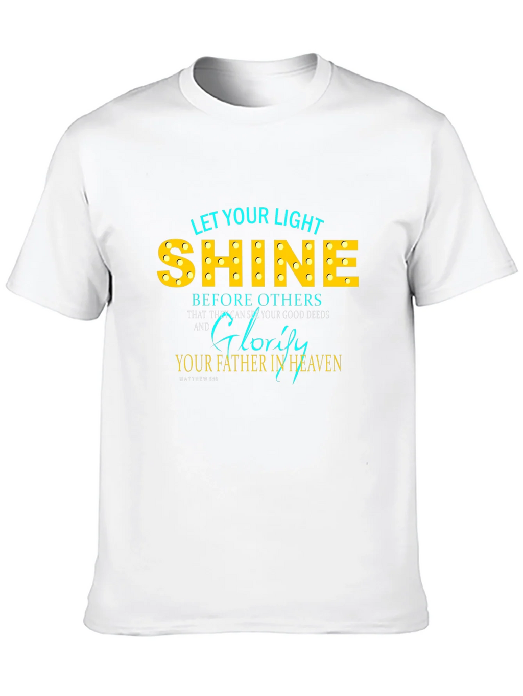 Let Your Light Shine Christian T-Shirt product image 9