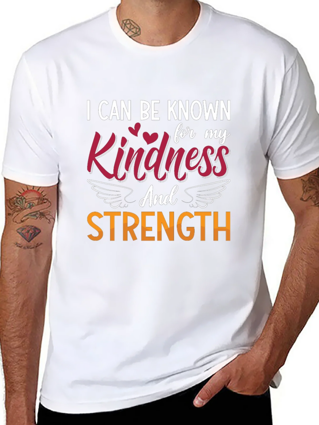 Kindness & Strength Graphic Tee product image 7