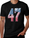 American Flag Eagle 47 Graphic Tee product image 1