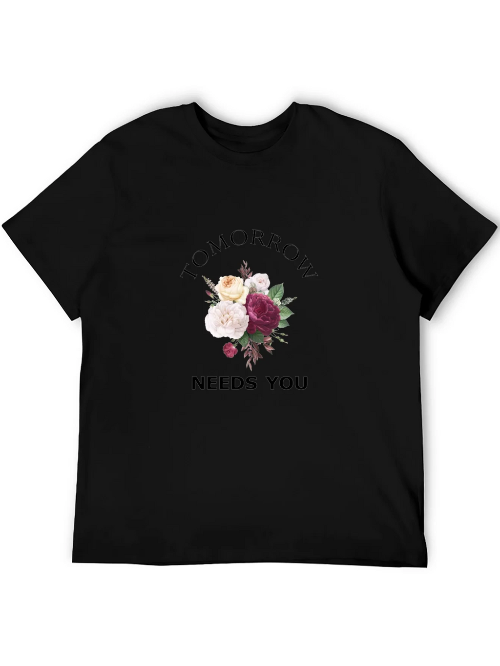 Floral Tomorrow Needs You Graphic Tee product image 5