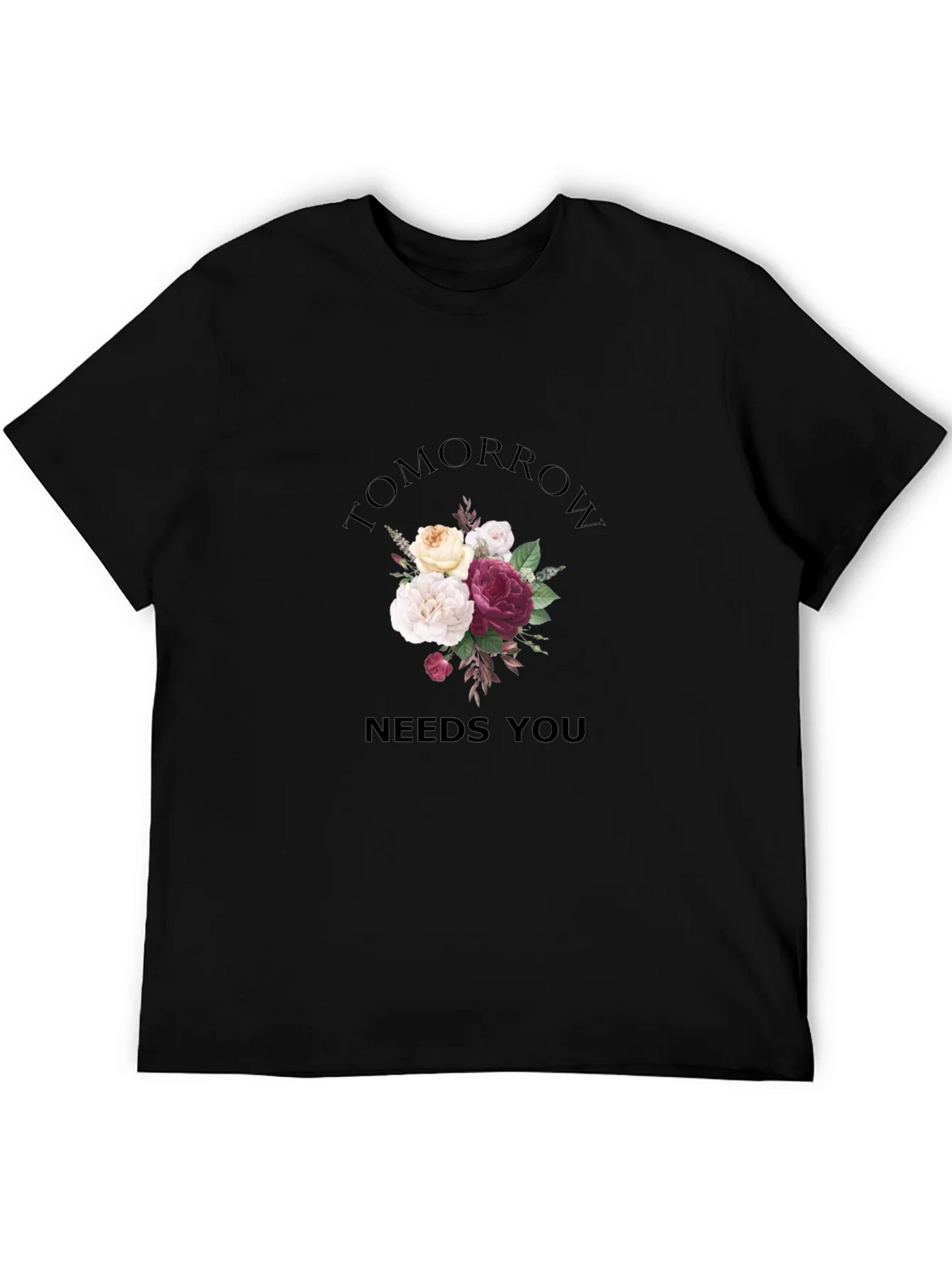 Floral Tomorrow Needs You Graphic Tee product image 5