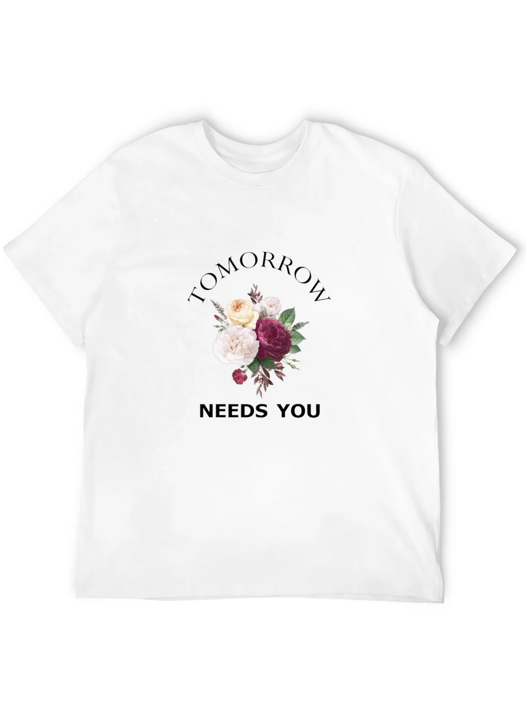 Floral Tomorrow Needs You Graphic Tee product image 11