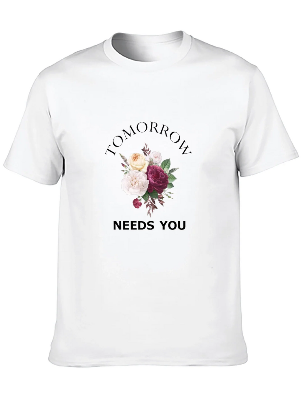 Floral Tomorrow Needs You Graphic Tee product image 9
