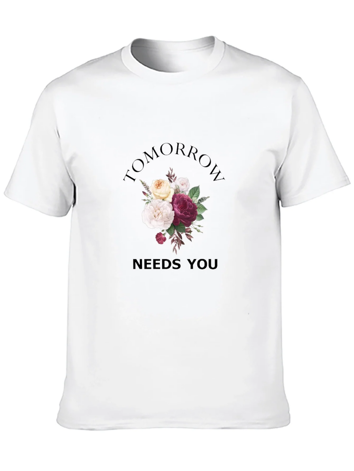Floral Tomorrow Needs You Graphic Tee product image 9