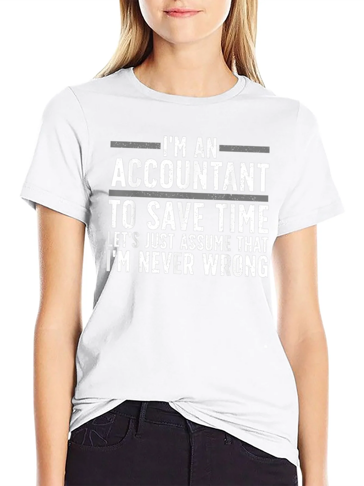 Accountant Humor T-Shirt: Always Right product image 8