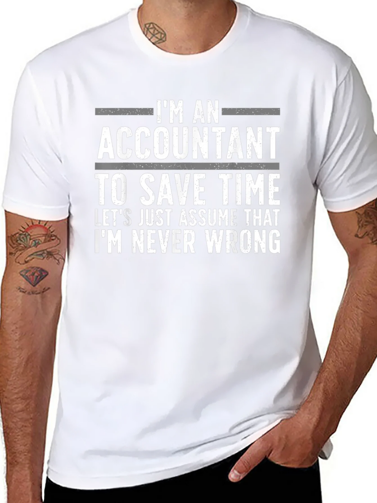 Accountant Humor T-Shirt: Always Right product image 7