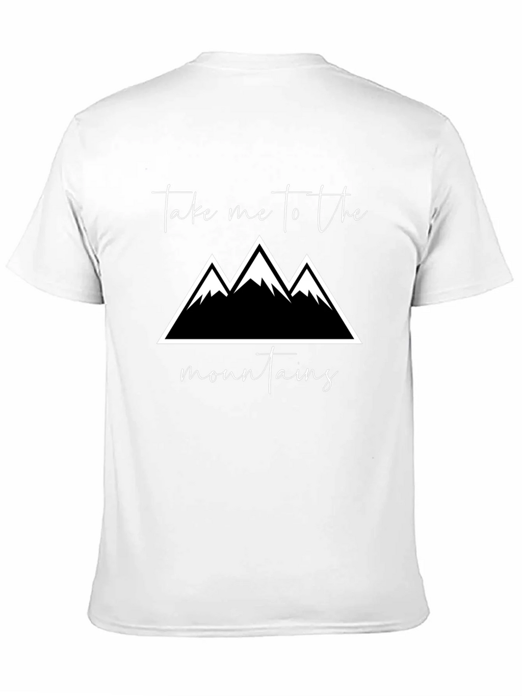 Mountains Graphic Tee - Black Cotton T-Shirt product image 10