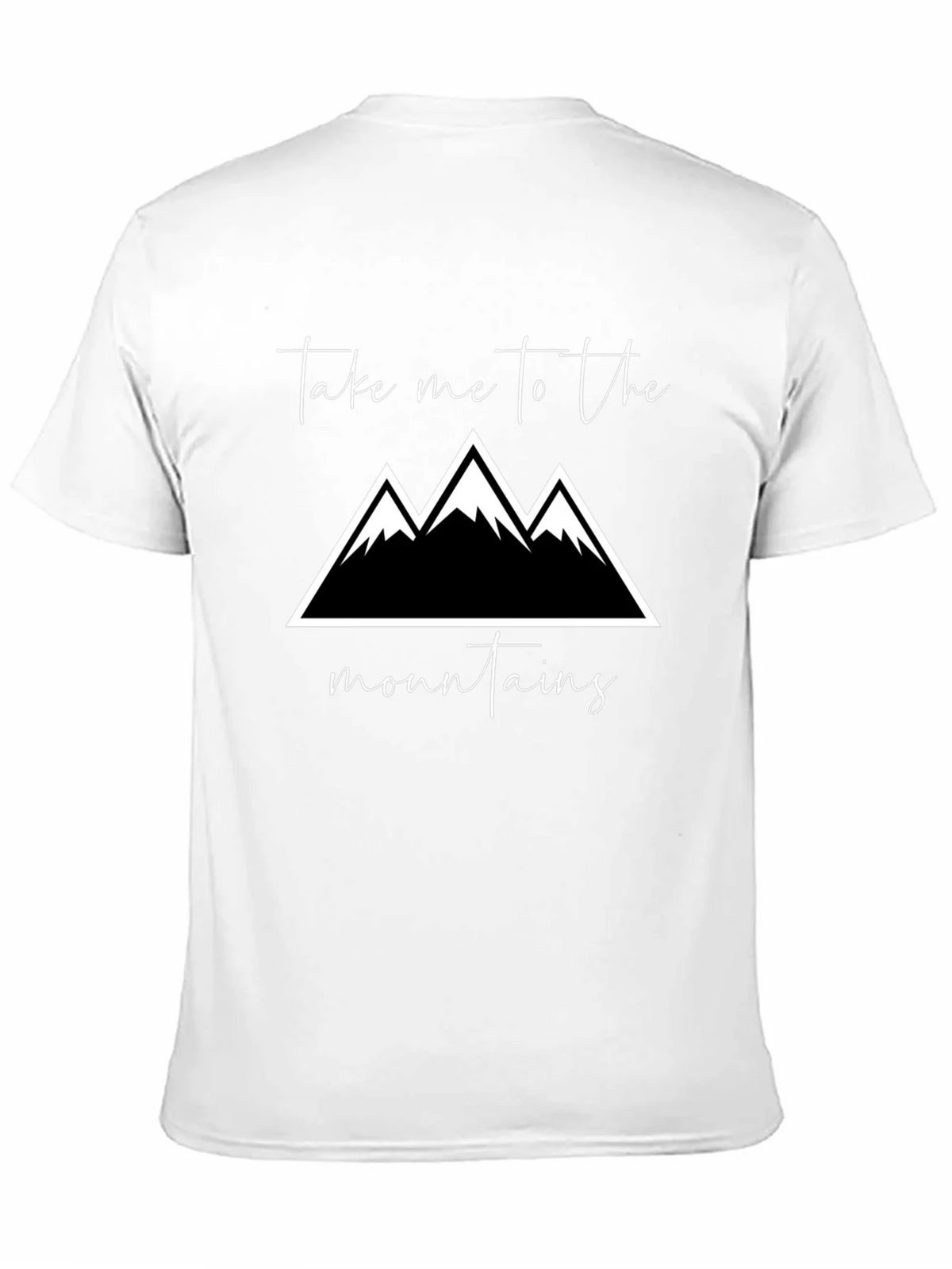Mountains Graphic Tee - Black Cotton T-Shirt product image 10