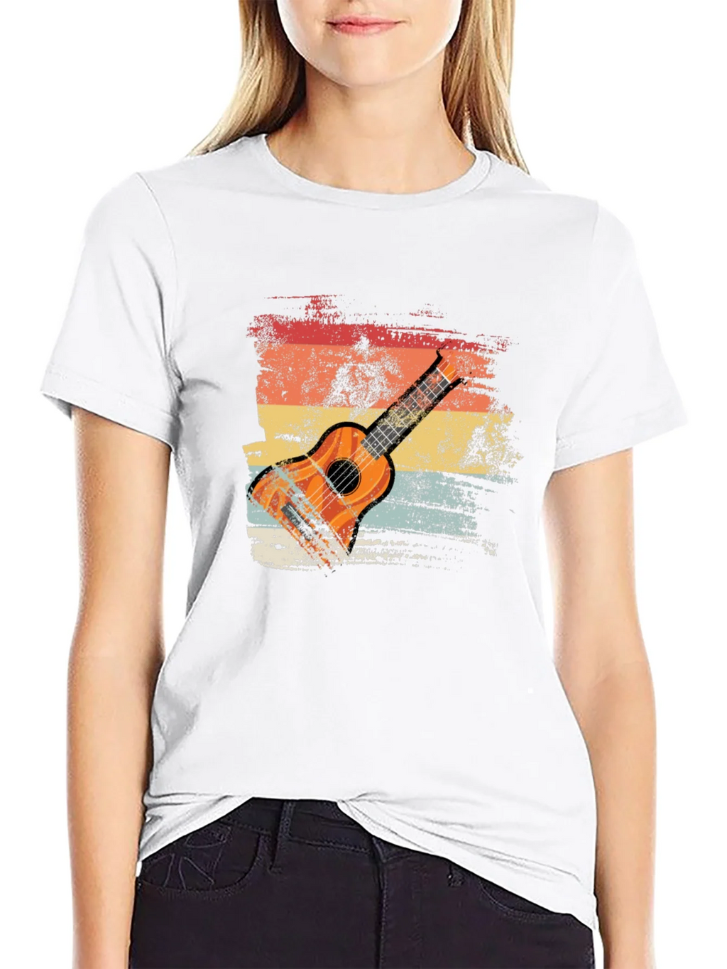 Retro Guitar Graphic T-Shirt product image 8
