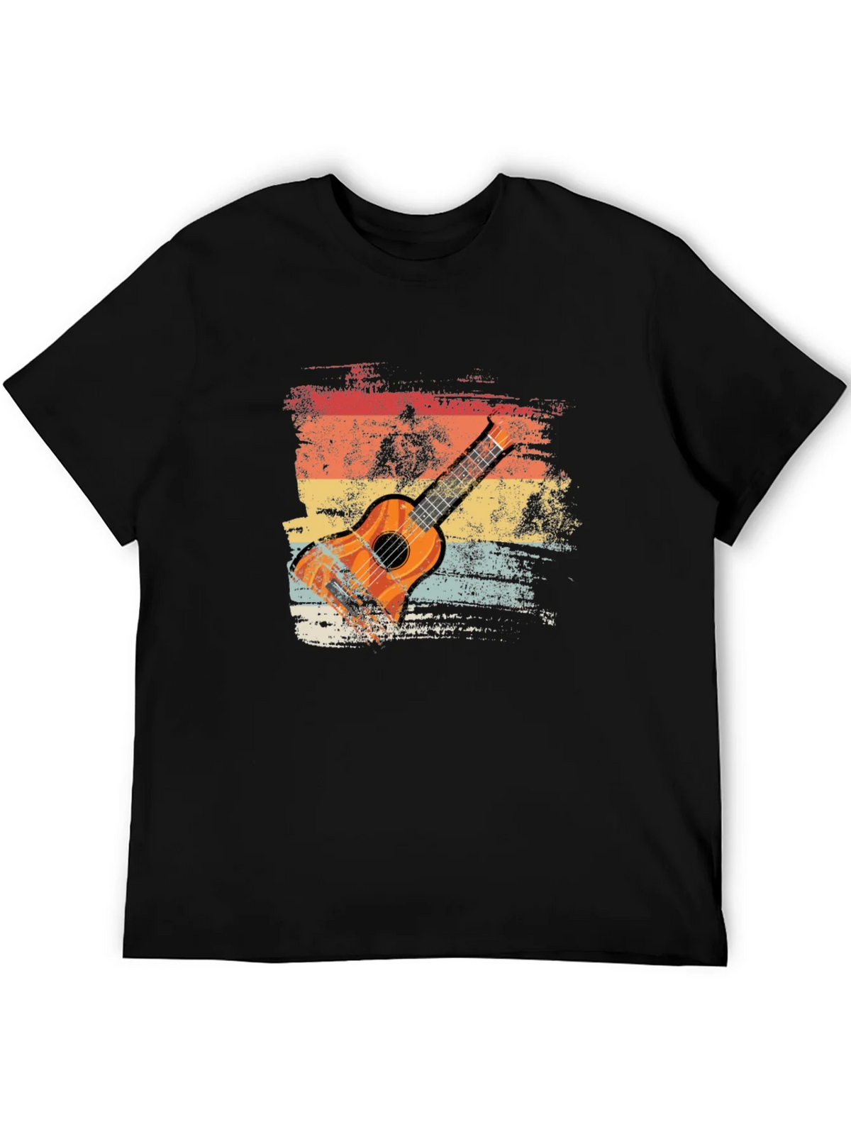 Retro Guitar Graphic T-Shirt product image 5
