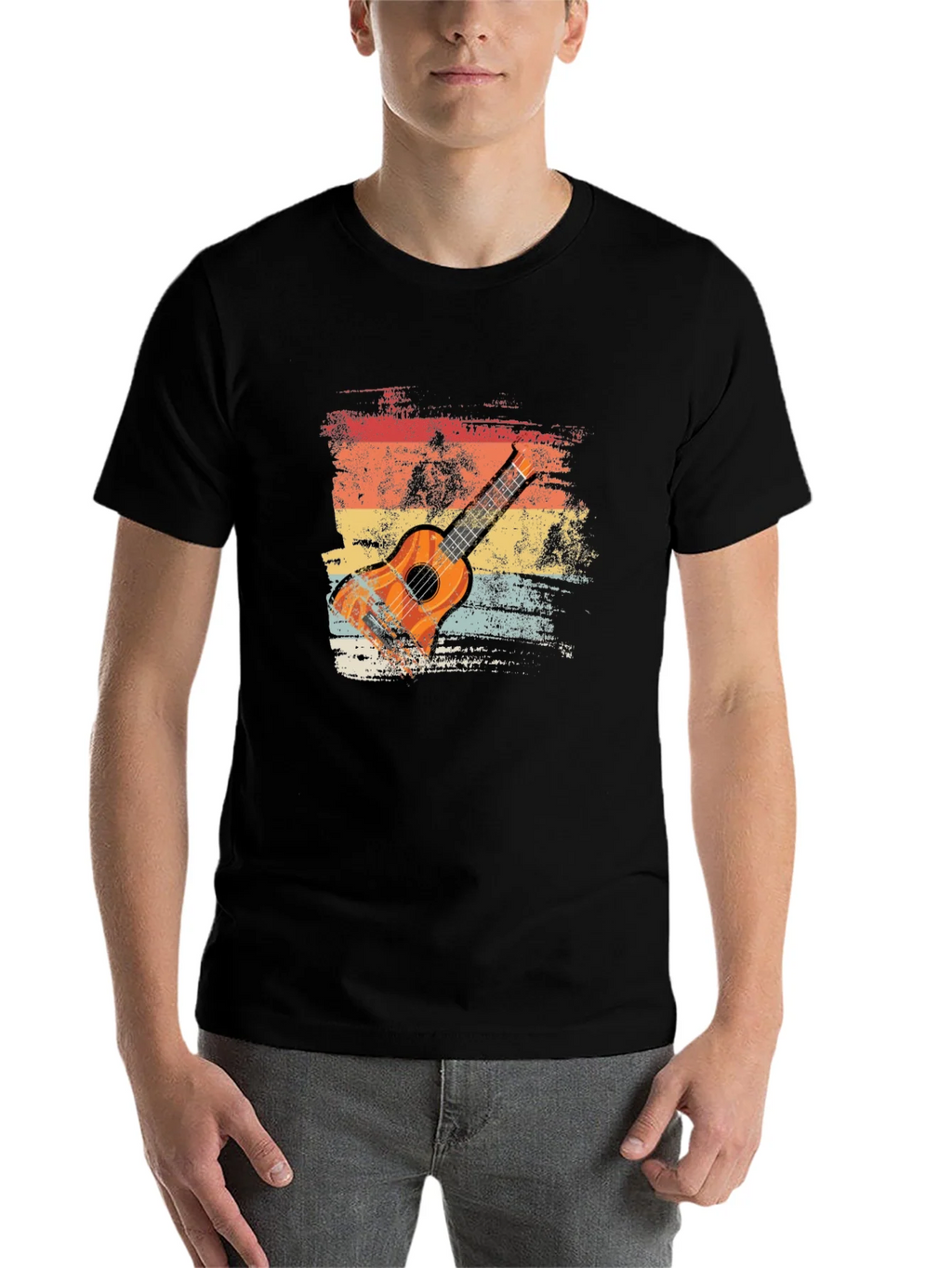 Retro Guitar Graphic T-Shirt product image 4