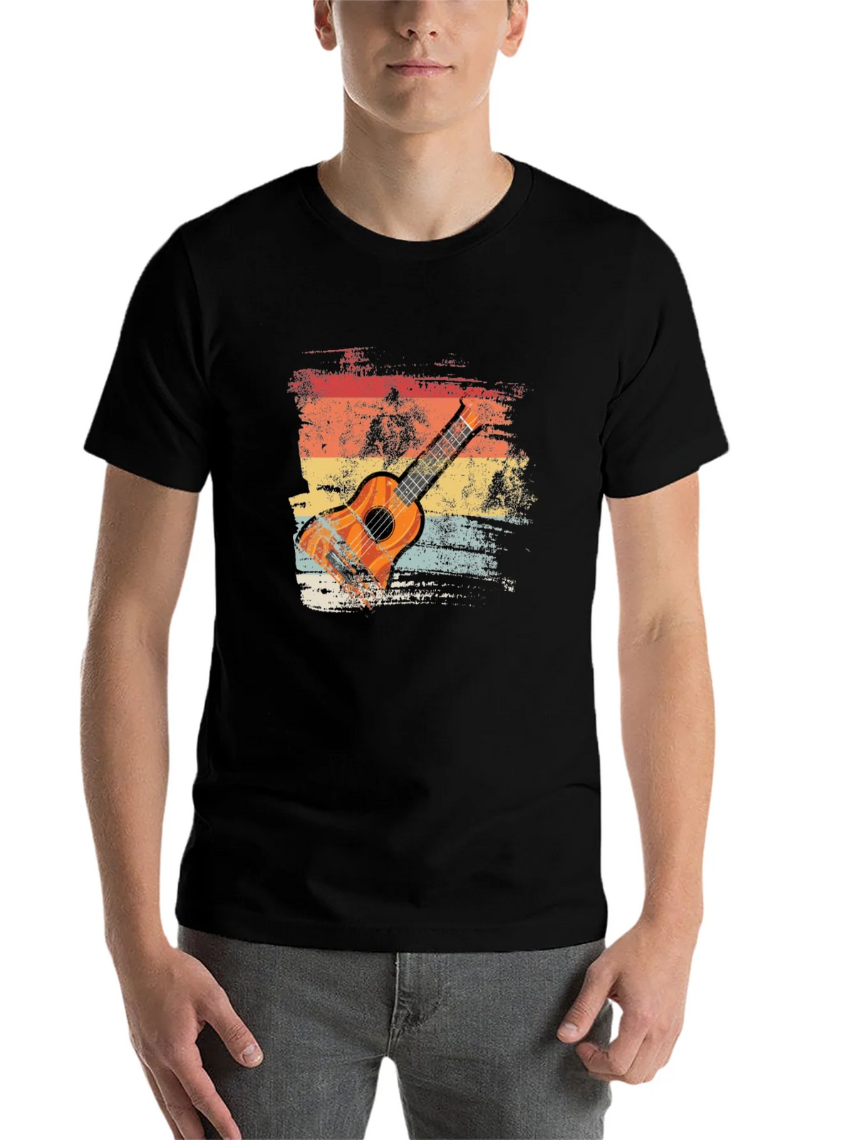 Retro Guitar Graphic T-Shirt product image 4