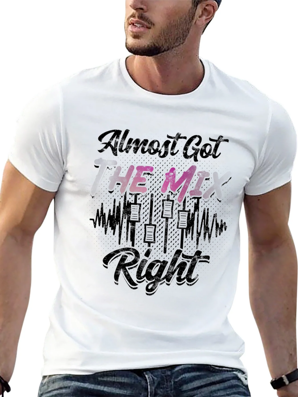 Almost Got the Mix Right T-Shirt - Black product image 12