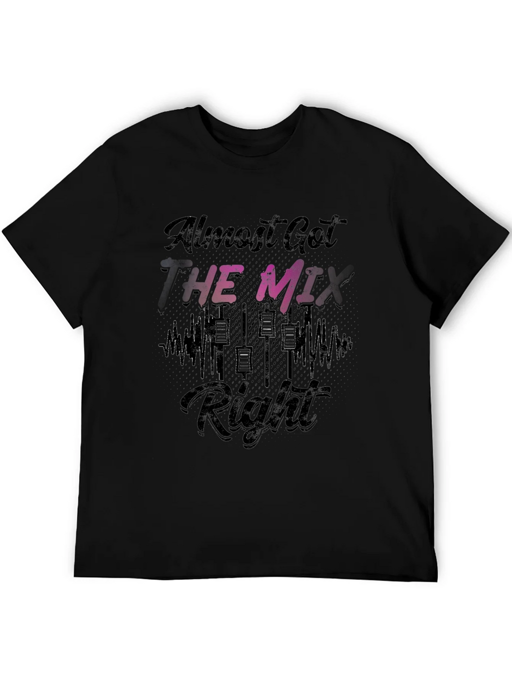 Almost Got the Mix Right T-Shirt - Black product image 5
