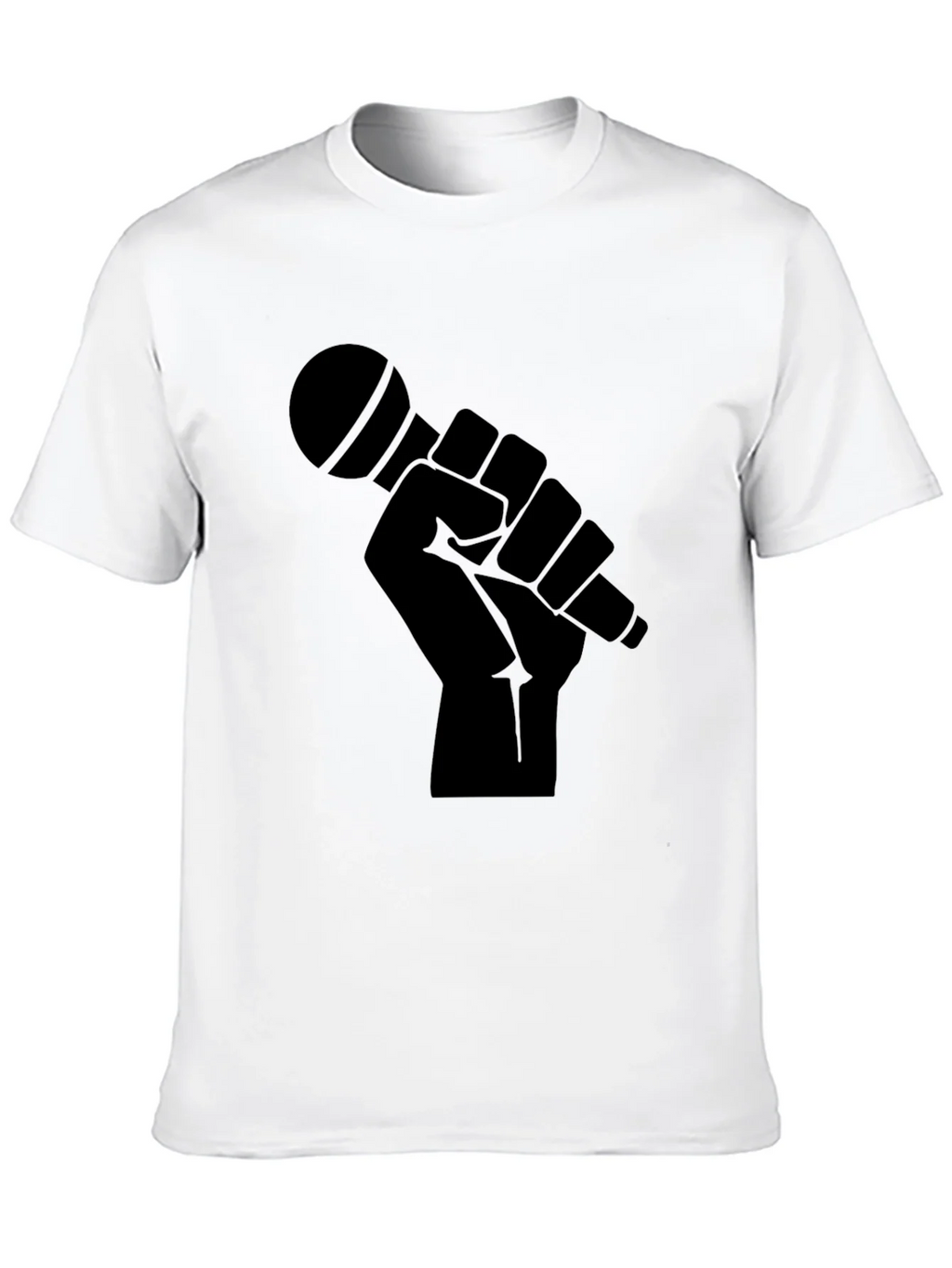 Black Microphone Graphic T-Shirt product image 9