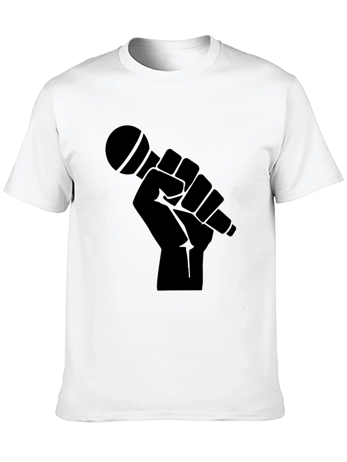 Black Microphone Graphic T-Shirt product image 9
