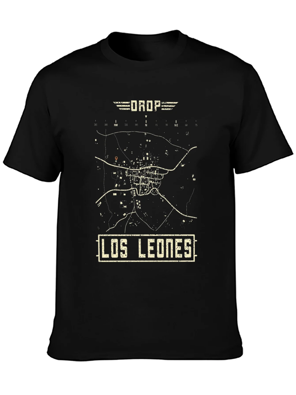 Los Leones PUBG Map T-Shirt - Drop in Style! product image 3