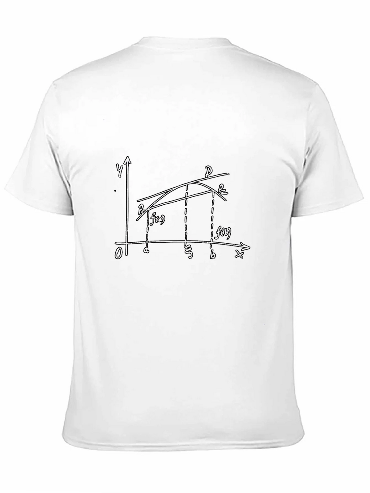 Math Graph Tee - Soft Cotton Calculus Design product image 6