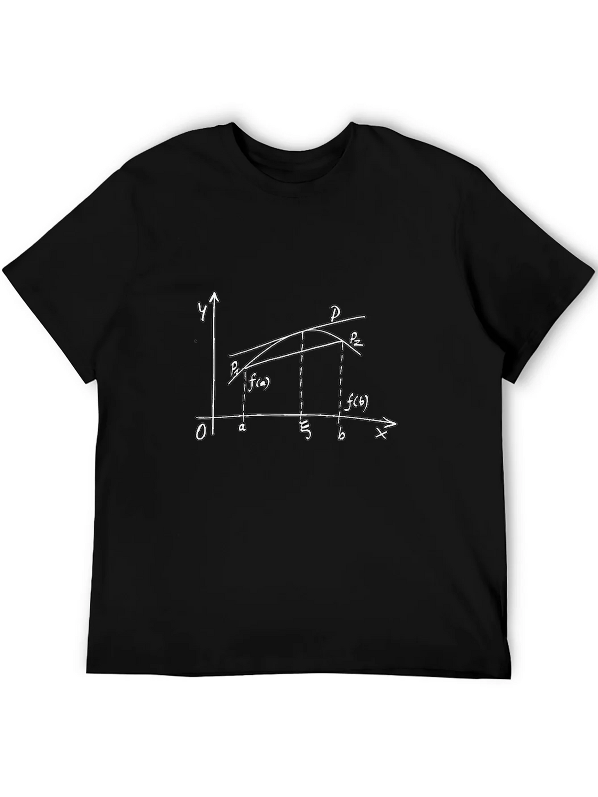 Math Graph Tee - Soft Cotton Calculus Design product image 2