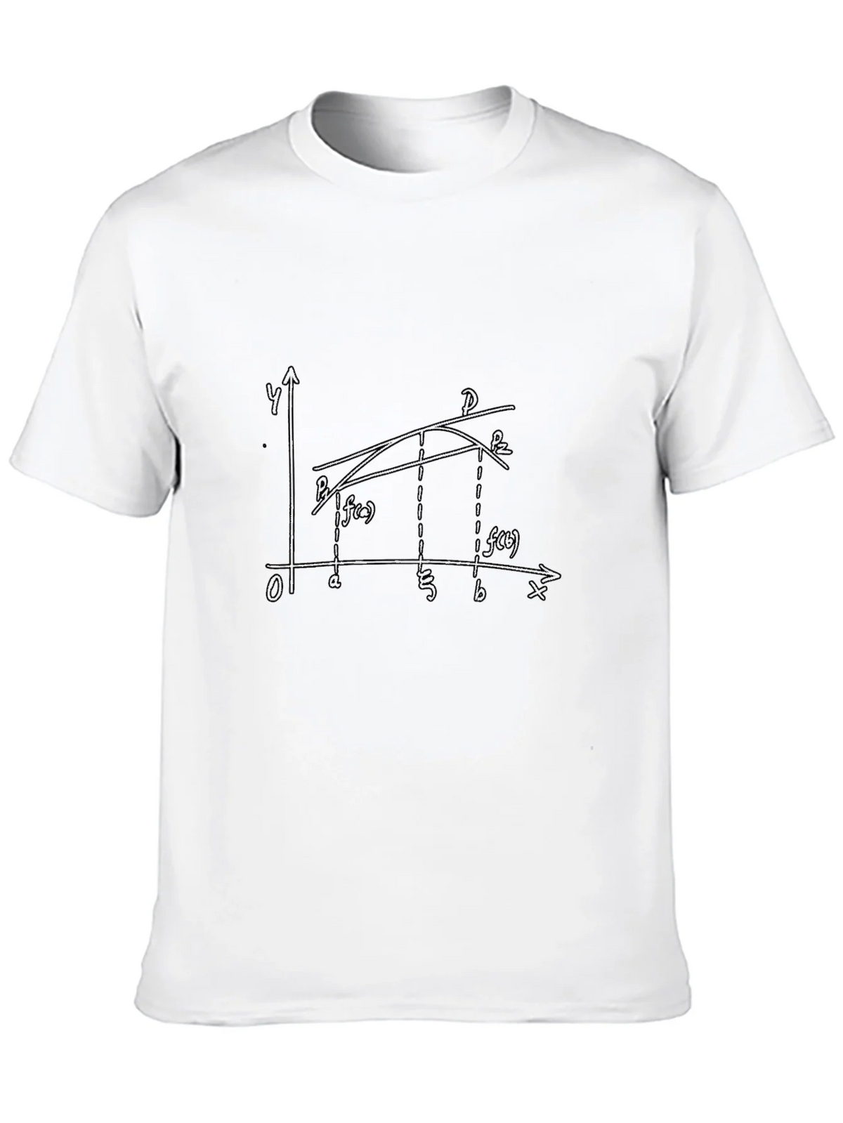 Math Graph Tee - Soft Cotton Calculus Design product image 5