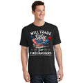 Trade Sister For Firecrackers Funny 4th Of July Kids T-Shirt product image 1